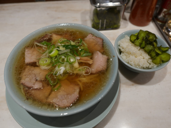 「中華そば＋めし＋めし」@邦ちゃんラーメン 両国店の写真