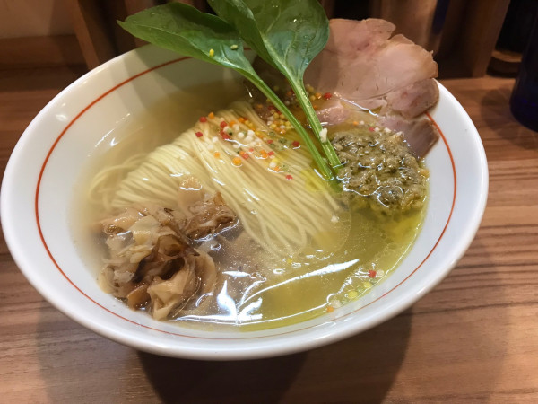 「牡蠣とあさりオイル塩そば」@拉麺 はま家の写真