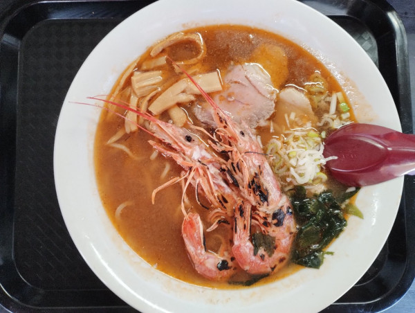 「エビラーメン」@せき亭 ゆりあげ店の写真
