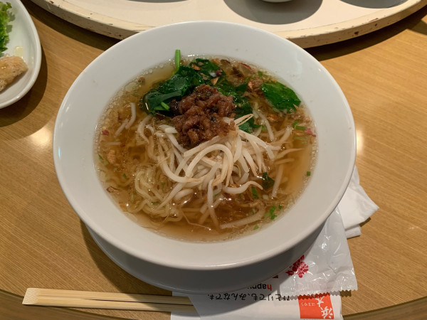 「浜木綿ラーメン　900円」@中国料理 浜木綿 一宮店の写真
