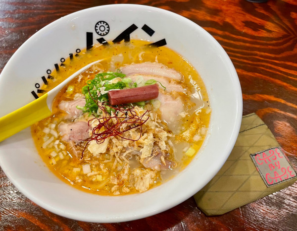 「カカカカカルピス＋チャーシュー」@パイナップルラーメン屋さん パパパパパインの写真