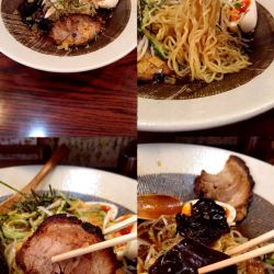 『冷やしたぬき 醤油+半熟玉子(¥1100+100)』