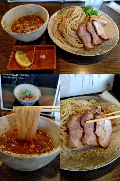 「『地鶏白湯つけめん+大盛+手もみ麺変更』」@らーめん楓の写真