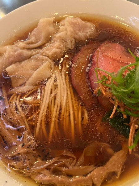 「奥能登の塩雲呑麺」@MENSHOの写真
