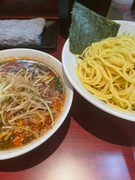 「カラシビつけ麺 中盛」@鶏こく中華 すず喜の写真