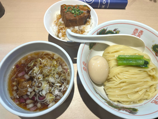 「味玉つけそば角煮飯」@中華そば 須紗の写真