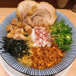 灯花まぜそば￥935＋チャーシュー￥231＝￥1166