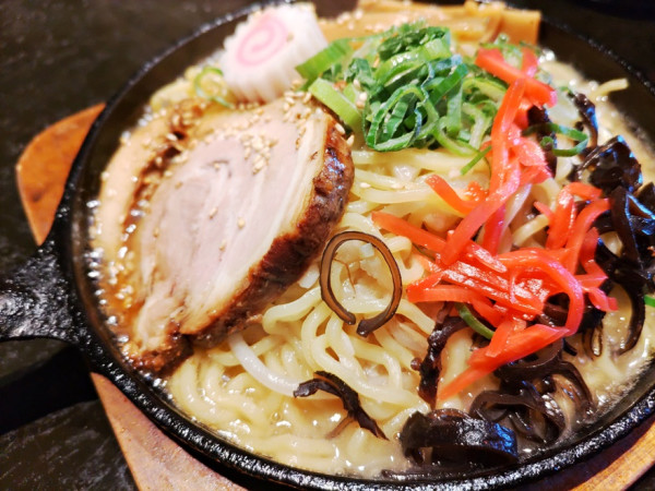 「焼きラーメン（塩）」@麺酒場 丸勝の写真