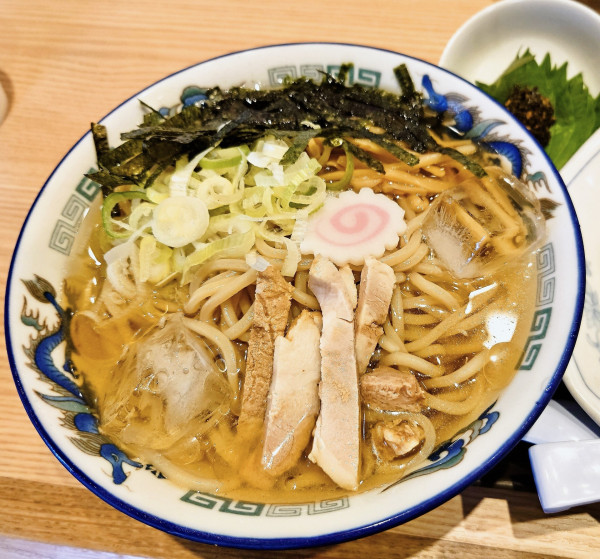 「季節限定　生七味冷やかけ(並)＋半チャーハンセット」@舎鈴 南柏店の写真