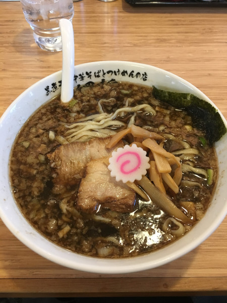 「中華そば(700円)」@黒煮干し中華そばとつけめんの店 綱哲の写真