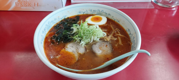 「オロチョンラーメン　中辛(３倍)」@オロチョンラーメン 来々軒 座間店の写真