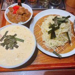 納豆ざる＋ミニカレー