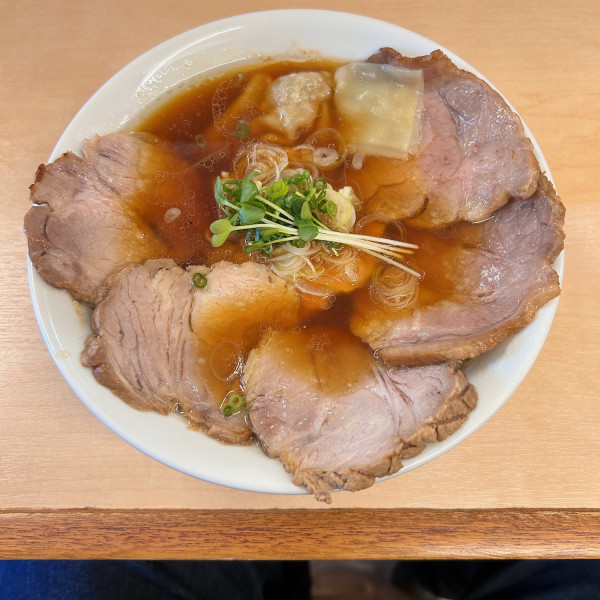 チャーシューメン（醤油：1250円）