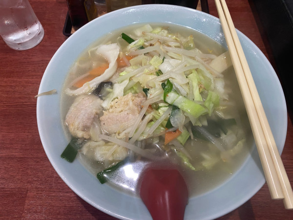 「タンメン830円」@らーめん亭すぎ田 富岡店の写真