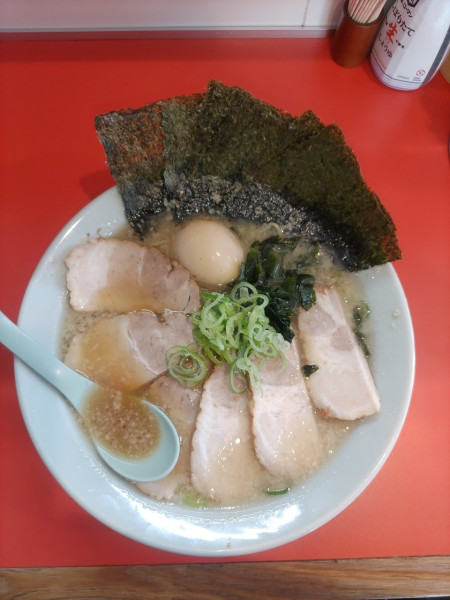 「チャーシューメン+味玉+のり  ﾒﾝﾏ抜き」@ラーメンショップ 館林店の写真