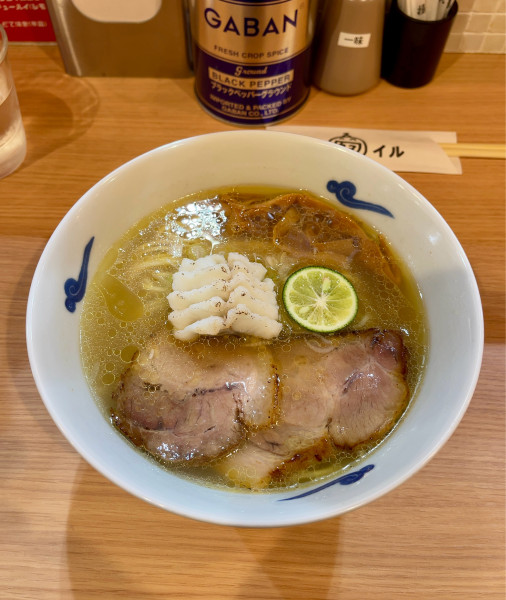 「鱧塩らーめん（1100円）」@RAMEN ガモウスマイルの写真