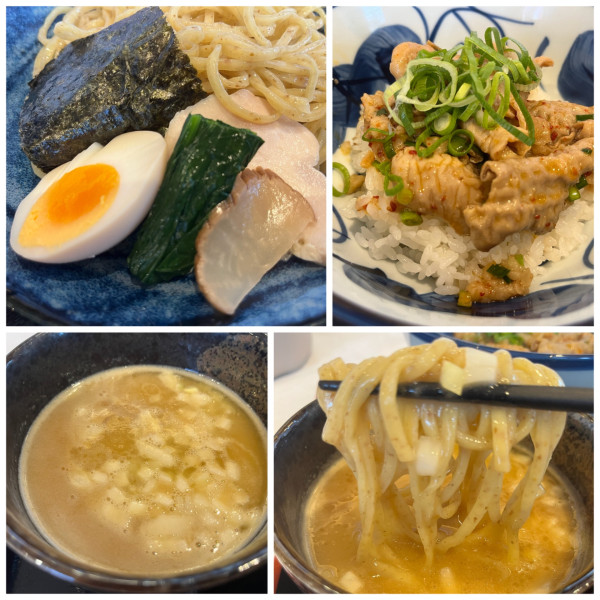 「【限定】やまむろつけ麺1000円やみつき丼300円」@やまむろラーメンの写真
