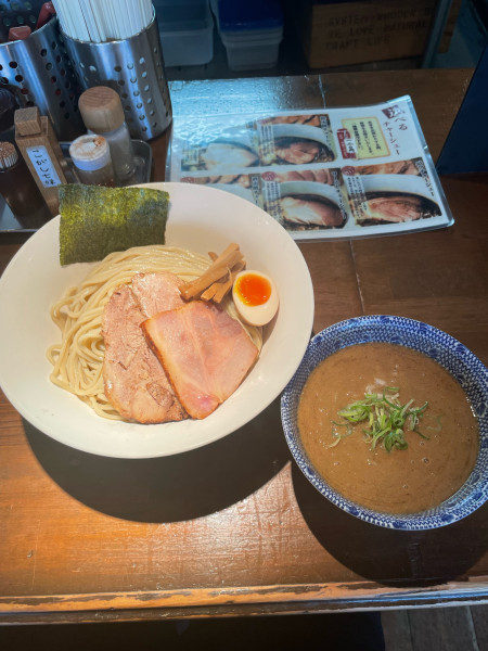 「真空つけそば(500g)+大蒜辛肉飯 ¥1000+¥200」@喜元門 本店の写真