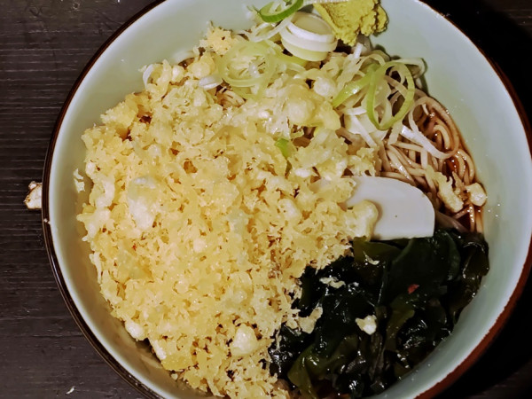 「冷やしたぬきそば」@文殊 浅草店の写真