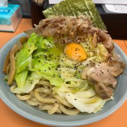 まぜそば(1100円)＋大盛り(170円)