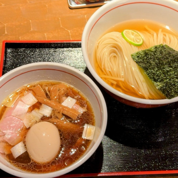 「特級昆布水つけ麺 醤油 1,370円」@特級鶏蕎麦 龍介 土浦学園通り店の写真