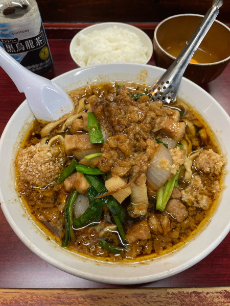 「スタ満セット」@元祖スタミナ満点らーめん すず鬼の写真