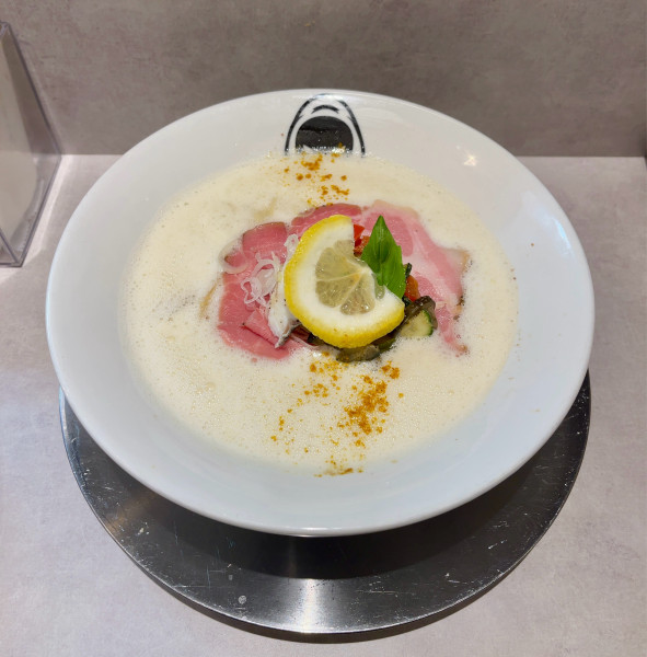 「白湯SOBA（980円）夏限定」@麺処HACKの写真