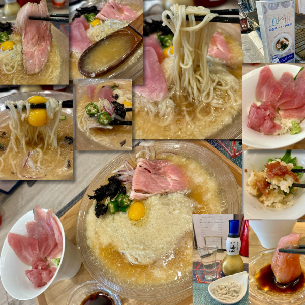 「【限定】ふわもこ定食1780円(中華そば+マグロご飯)+🍶」@LOKAHiの写真