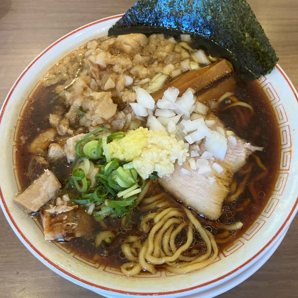 「らーめん1000円背脂100円他」@柏 濃麺や 39名の写真