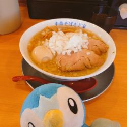 背脂煮干しそば＋味玉