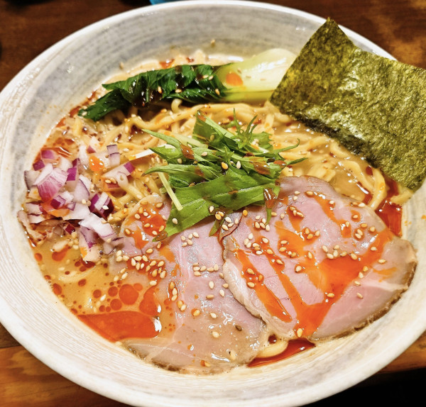 「限定　胡麻らーめん」@つけ麺屋 ひまわりの写真