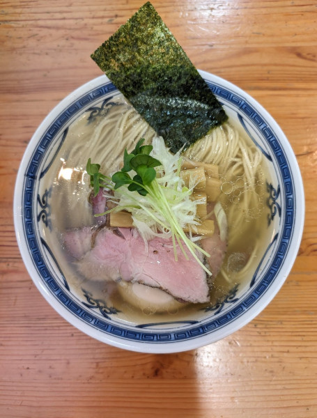 「鶏と鰹の塩らーめん」@アメノオトの写真