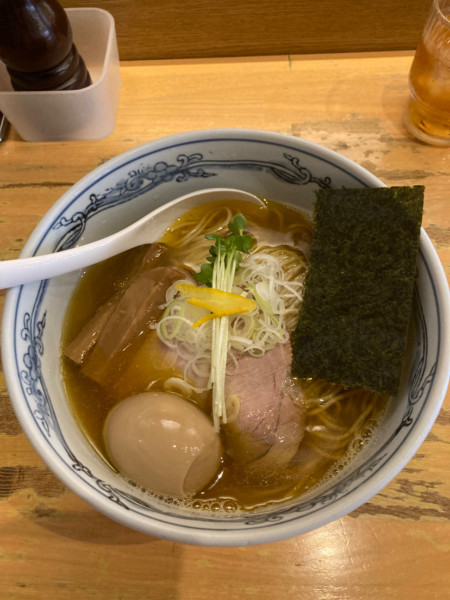 「塩らーめん　味玉」@らーめん いまるやの写真