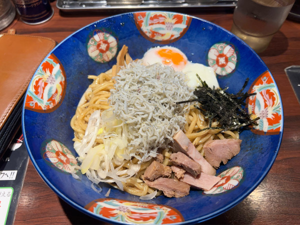 「魚介神 油そば ブシ増し 1180円」@東京煮干屋本舗 中野駅前店の写真