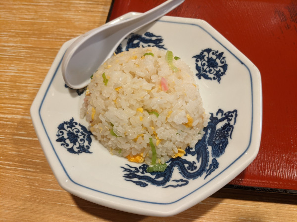 「タンメン＆半チャーハン：1100円」@中華酒場 三平の写真