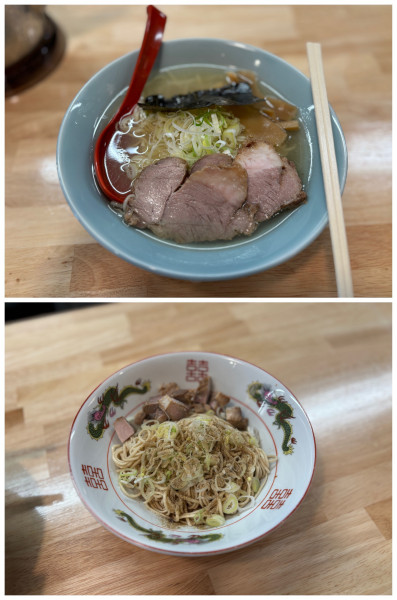 「塩ラーメン+和え玉」@自家製麺 つむぎの写真