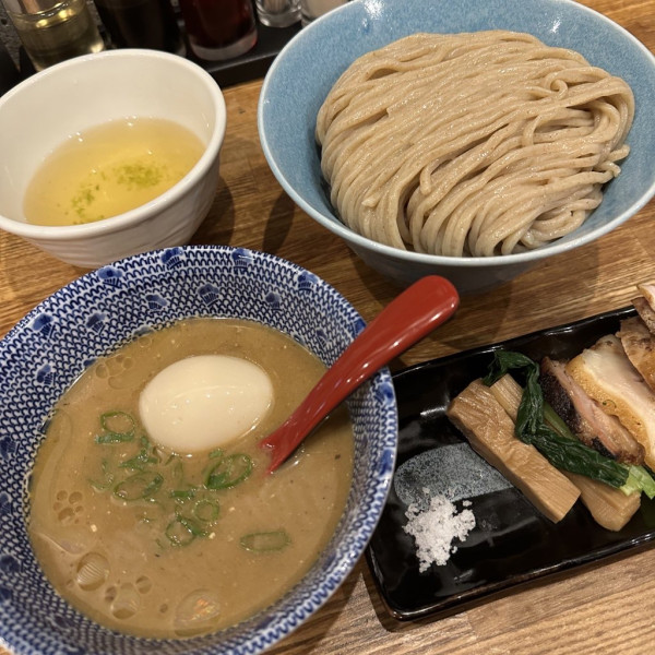 「冷やし豚骨魚介つけめん」@麺処 青野の写真