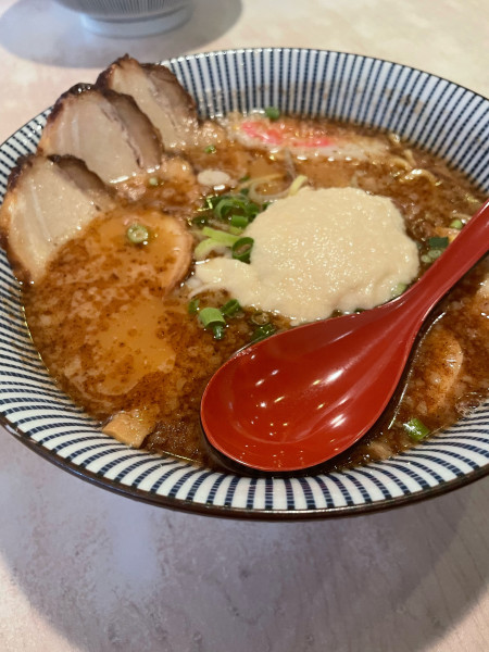 「ごっつ！布袋ラーメン+ニンニクトッピング」@えびすラーメン 伊勢崎17号店の写真