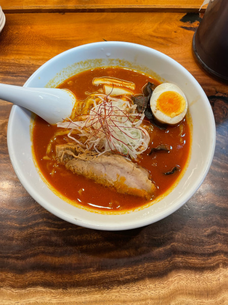 「辛味噌らーめん(1050円)」@麺屋 雪風 すすきの店の写真
