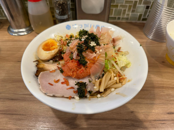 「【限定】 和風明太チ〜ズまぜそば」@はつがい商店の写真