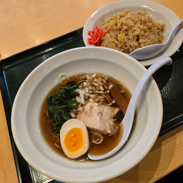 「Aセット 黄金チャーハン ミニラーメン」@久米川飯店の写真