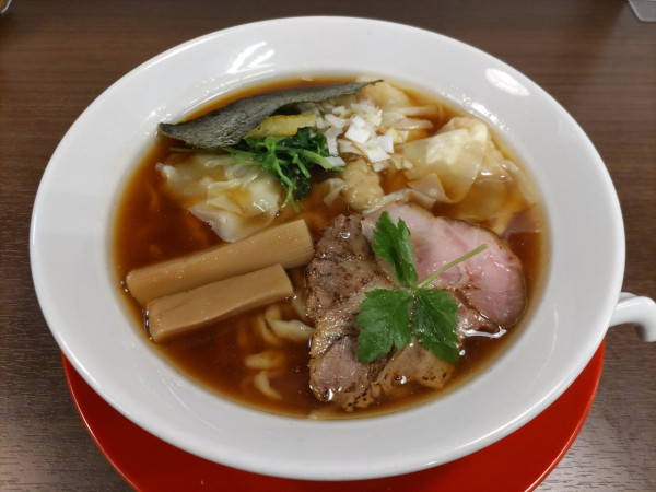 「わんたん麺」@中華そば 麦笑 本所吾妻橋店の写真