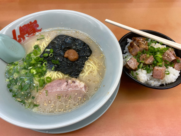 「朝ラーメン」@ラーメン山岡家 鷲宮店の写真