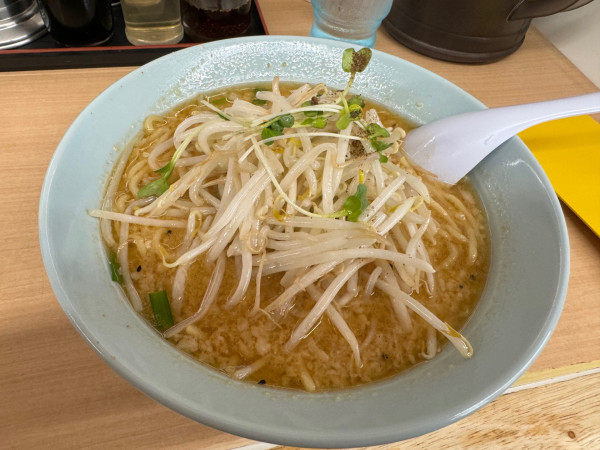 「みそらーめん」@くるまやラーメン 箕輪店の写真