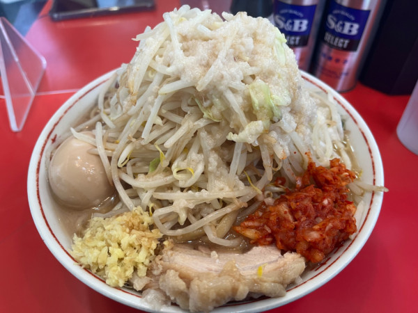 「味玉ラーメン（大）400g」@用心棒 本号の写真