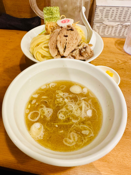 「極み塩つけめん(大)【1100円】」@つけめん桜坂の写真