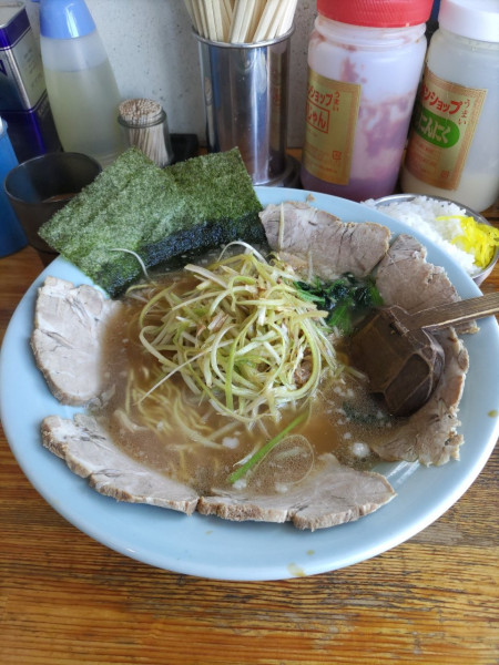 「ネギチャーシューメン」@ラーメンショップ 椿 上彦川戸店の写真
