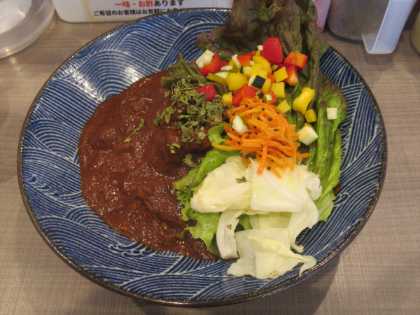 「【限定】ポークビンダルーぶっかけそば（1,000円）」@エキトンの店 井の庄の写真