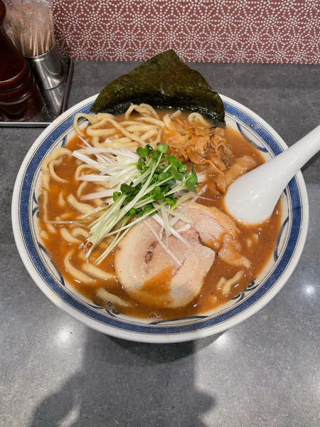 「魚介らーめん(1000円)」@つけ麺や 武双の写真