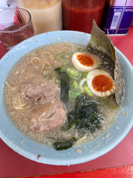 「ラーメン550円＋煮卵80円」@ラーメンショップ 牛久結束店の写真